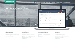Desktop Screenshot of elfacturador.com